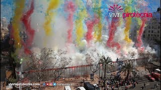 Fallas Valencia 2019 Mascletà Domingo 17 de Marzo 2019 Pirotecnia Vulcano [upl. by Radburn533]