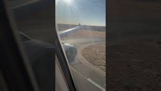 LANDING IN THE DESERT windhoek namibia in airbusa330 [upl. by Ocirederf]