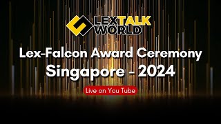 Lex  Falcon Award Ceremony  Singapore  2024 [upl. by Astera]