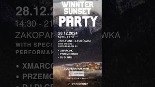 ZAKOPANE ⛰️🏔🎧🎵 party winter sunset zakopane shorts viralvideo dj liveset melodictechno [upl. by Nena]