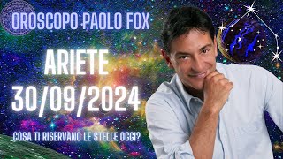 Ariete ♈️ LOroscopo di Paolo Fox  30 Settembre 2024  Giorno del cuore sì… ma spezzato [upl. by Zacharias]