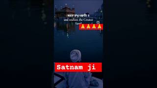 Satnam ji satnam trending satnamshriwaheguru punjabimusic viralvideo youtube youtubeshorts [upl. by Hebe504]