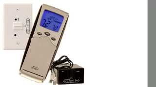 Skytech SKY3301P2 Backlit Programmable Fireplace Remote Control with Thermostat [upl. by Hsirahc]