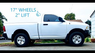 17quot wheels with a lift kit  Ram 1500 4x4 [upl. by Inimak405]