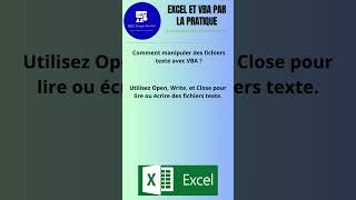 Comment manipuler des fichiers texte avec VBA [upl. by Seeto]