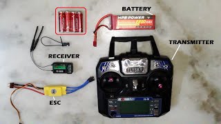 Flysky FS i6 Transmitter and FS iA6B Receiver Binding and how to calibrate the ECSs [upl. by Toffey]