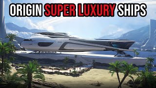 Star Citizen IAE 2954 Day 8  ORIGIN Luxury Ships  890 Jump MASSIVE SUPER YACHT [upl. by Anahsohs]