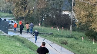 12102024 ERC Rajd Ślaska  Meirion Evans  crash [upl. by Ihtraa]