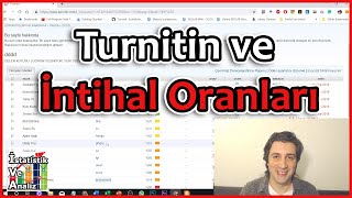 İntihal Nedir İntihal Oranı Nasıl Düşürülür Turnitin Programı Uygulaması [upl. by Marvella104]