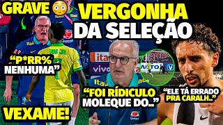 ATITUDE REVOLTANTE DE VINI JR NA SELEÇÃO APÓS VEXAME QUE DEIXOU JOGADORES E DORIVAL TRANSTORNADOS [upl. by Libove638]