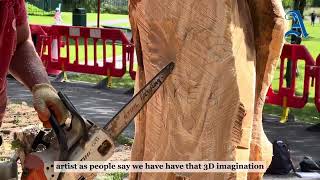 Tree Carvings in Cavan Town [upl. by Syck]