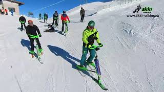 Best Winter Sport  on piste  Skki Trikke Hintertux Glacier [upl. by Nayrbo944]