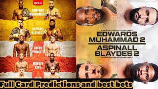 UFC 304 full card predictions and best bets [upl. by Aihseuqal909]