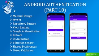 Android Login and Registration Functionality Using Kotlin  Part 10 [upl. by Karylin]