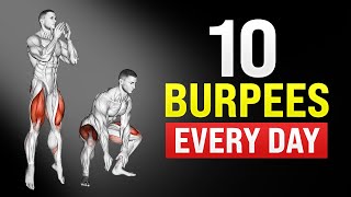 Do 10 Burpees Every Day and This Will Happen to Your Body [upl. by Clywd]