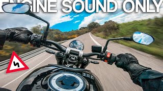 2021 Triumph Trident 660 exhaust sound RAW Onboard [upl. by Cassilda]