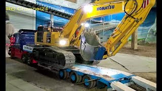 RC TRUCK ACTION RC CRANE TRUCKS RC TOW TRUCKS amp RC EXCAVATOR TRANSPORTS [upl. by Kumagai]