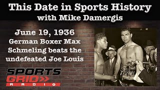 June 19 1936 German Boxer Max Schmeling defeats the undefeated Joe Louis in New York [upl. by Squire]