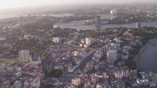 AERIAL STOCK FOOTAGE MOMBASA CITY [upl. by Postman]