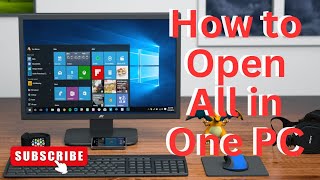 How to open hp 200 g3 allinone pc [upl. by Tracie]