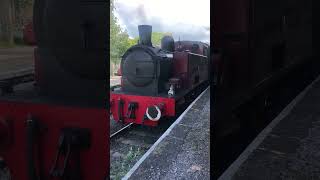 Cathryn and Waleswood depart Matlock station railways train steamtrain [upl. by Seigler40]