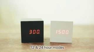 Clap On Cube Alarm Clock [upl. by Laemsi]