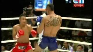 Thun Sophea Vs Thiago Teixeira Brazilian boxer [upl. by Roice]