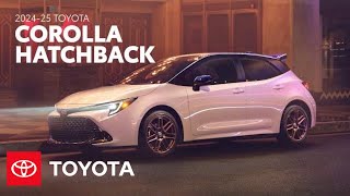 2024  2025 Toyota Corolla Hatchback Overview  Toyota [upl. by Accemahs]