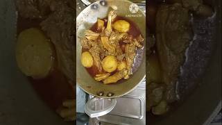 Shatkhora diye hasher 🦆 mangsho rannasylhetiblog youtubeshorts food shorts [upl. by Arahsak]