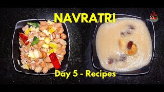 Navratri Day 5 Recipes  Peanut Sundal Rava Payasam Groundnut Sundal Suji Kheer Altheas Recipes [upl. by Enilorak]