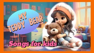 Teddy bear song 🐻  My Teddy bear  Kids songs  Bebefinn [upl. by Eninaj]