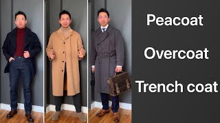 Overcoat Peacoat Trench coat ft Zara Origins Uniqlo U Uniqlo J [upl. by Brest]