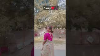 Bharat Ki Narri In Saree♥️🥻shorts shortvideo shortsvideo trending [upl. by Tavish]