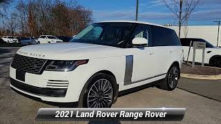 Certified 2021 Land Rover Range Rover P525 Westminster Willow Grove PA P6335 [upl. by Nomaid]