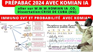 IMMUNOSVT et PROBABILITÉ MATH avec KOMIAN IA quotCrise de CubaquotHG [upl. by Wolbrom]