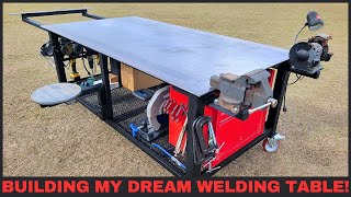 Building My Dream Welding Table DIY [upl. by Rocca603]