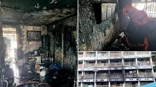 One dies two rescued after fire breaks out in Whampoa HDB flat [upl. by Rafat]