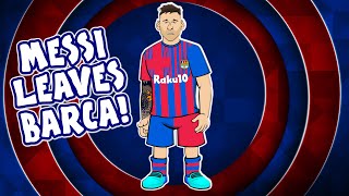 😭Messi leaves Barcelona😭 Lionel Messi farewell song press conference [upl. by Joline543]