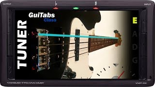 Standard Bass Tuner 📟  GuiTabs Tuners 🎸 [upl. by Ronacin321]