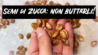 Cosa fare con i semi di zucca ricetta veloce [upl. by Edik]