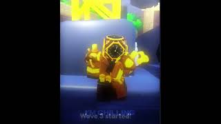 Golden Future Large Clockman Vs Chief Clockman toilettowerdefense roblox ttd [upl. by Artinahs]