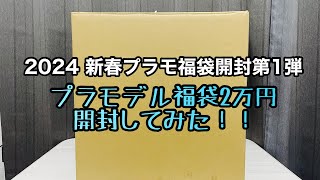 【2024 新春プラモ福袋開封第1弾】プラモデル福袋2万円開封してみた！！ [upl. by Eadnus]