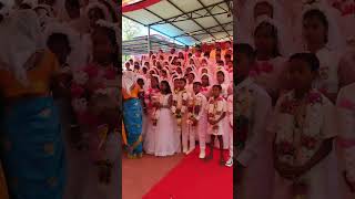 Gaibira parish Odisha First Holy Communion Short Sadri Christian Video 2024 [upl. by Gnivri]