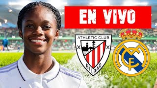 ATHLETIC CLUB VS REAL MADRID FEMENINO en VIVO LINDA CAIEDO TITULAR [upl. by Sueddaht]