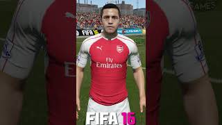 Alexis Sanchez FIFA evolution 1024 shorts eafc24 fc24 fifa sanchez inter arsenal [upl. by Draner]