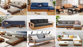 Best 140 Modern Wooden Sofa Designs 2024  Living Room Sofa Design  Wooden Sofa Set Design Ideas [upl. by Faber]