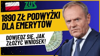 1890 zł podwyżki pensji dla ubogich emerytów i rencistów ZUS JAK OTRZYMAĆ TE ŚRODKI [upl. by Reinold849]