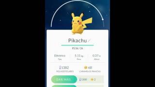 Evolución de Pikachu a Raichu  Pokemon GO [upl. by Morton]