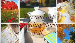 Wakoucha  How to brew loose leaf teas  Art journaling  Kamairicha  Autumn  Tea life 🫖🍂🍁✨ [upl. by Sufur627]