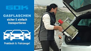 Gasflasche SICHER und EINFACH transportieren  Transportsicherung von GOK [upl. by Stilwell]